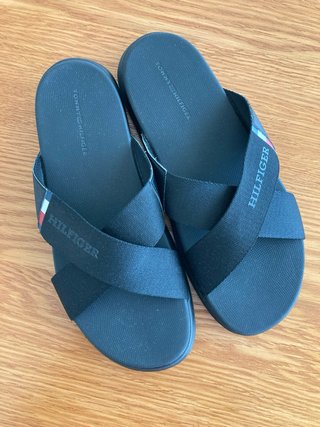 Sandalias Tommy Hilfiger Hombre Negras