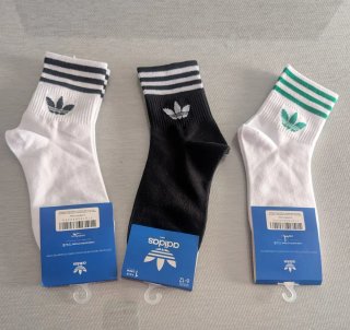 Pack 3 pares calcetines Adidas Talla 38-42