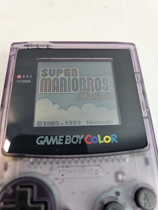 Game Boy Color Viola Trasparente - Cover Nuova