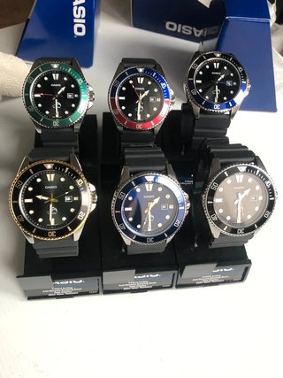 Casio MDV-106 Duro Marlin Total Blu Nuovo