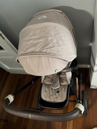 Conjunto Cybex Priam Chrome Beige