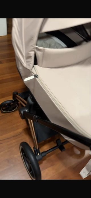 Conjunto Cybex Priam Chrome Beige