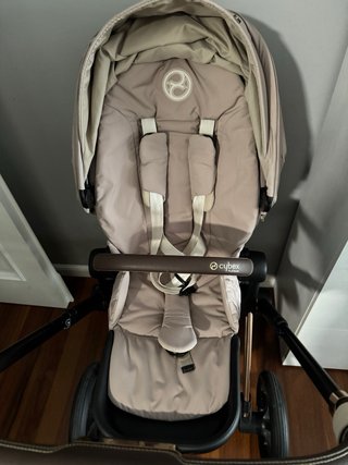 Conjunto Cybex Priam Chrome Beige