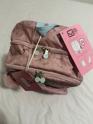 Mochila escolar rosa Enso