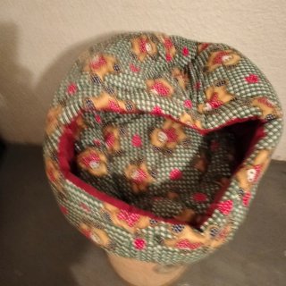 Camita para gatos con estampado de ositos