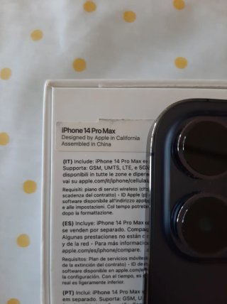 iPhone 14 Pro Max Viola/Grigio Come Nuovo