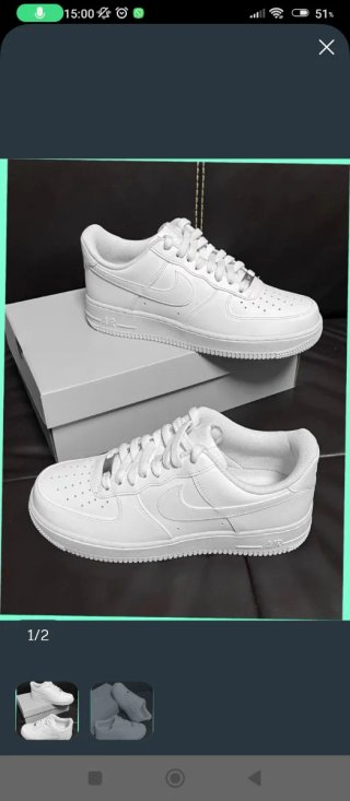Nike Air Force 1 Blancas Tallas que tengo 37 a 40