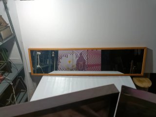 Espejo IKEA Madera y Cristal