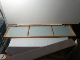 Espejo IKEA Madera y Cristal