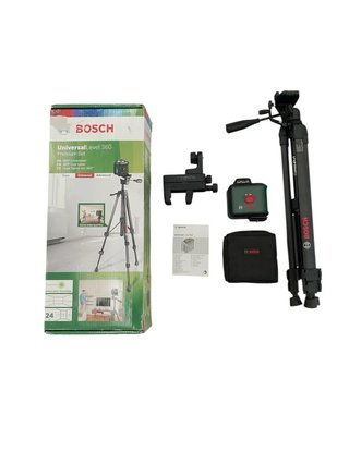 NIVEL LASER BOSH UNIVERSAL LEVER 360 +TRIPODE + CAJA + ACC * A ESTRENAR*