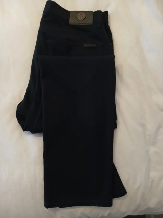 Pantalón Elegante Trussardi  Hombre negro