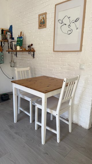 Mesa y 2 Sillas Comedor