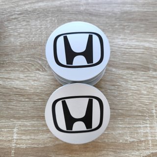 TAPABUJES HONDA 69mm GRIS MATE - EMBLEMAS HONDA