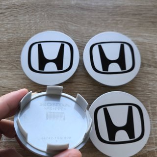 TAPABUJES HONDA 69mm GRIS MATE - EMBLEMAS HONDA