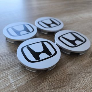 TAPABUJES HONDA 69mm GRIS MATE - EMBLEMAS HONDA