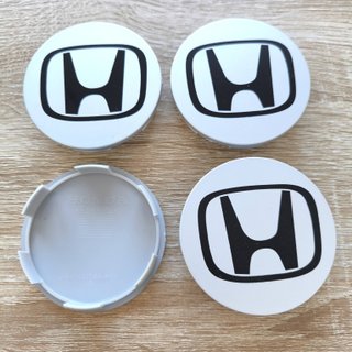 TAPABUJES HONDA 69mm GRIS MATE - EMBLEMAS HONDA