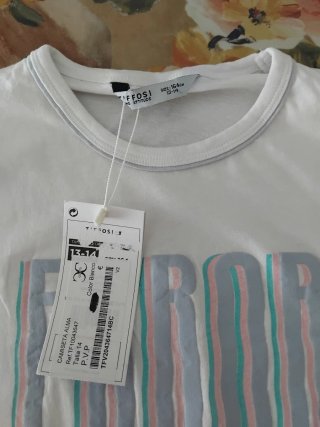 Camiseta Tiffosi Talla 13/14 Nueva con etiqueta