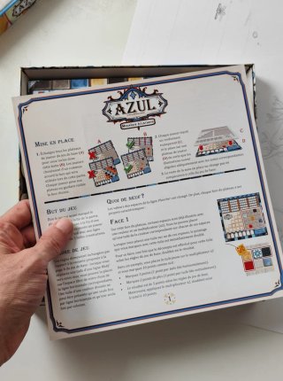 AZUL Expansión Mosaïque Éclatante Mosaico Cristal