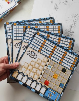 AZUL Expansión Mosaïque Éclatante Mosaico Cristal