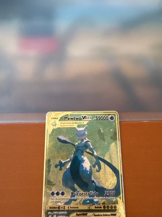 Carta Pokémon Mewtwo VMAX Dorada 59000