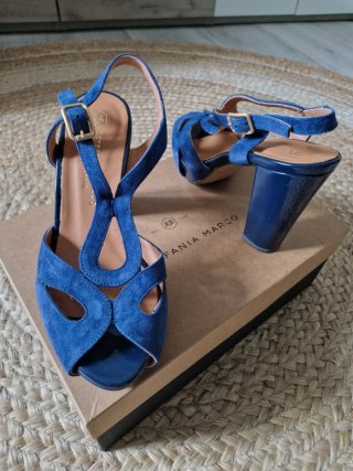 Sandalias Estefania Marco Azul Talla 36