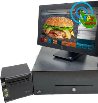 TPV táctil solo Restaurante HP RP9G1 G,8RAM 120SSD