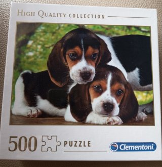 Puzzle Clementoni 500 piezas cachorros