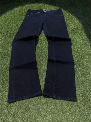 Y2K Jeans Anchos Azul Oscuro