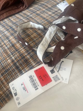 Vestido Zara lunares estilo Pretty Woman