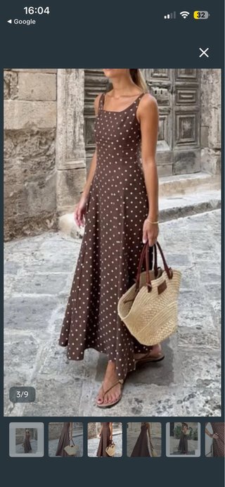 Vestido Zara lunares estilo Pretty Woman
