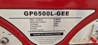 Generador honda gx390 6500W 13HP TecnoPlus GP6500L