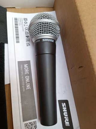 Micrófono Shure SM58-LC Dinámico Voz