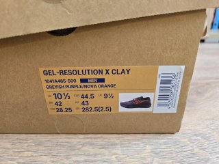 Asics Gel Resolution X Clay Talla 44.5