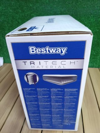 Bestway 67403 - Cama Hinchable Doble 156x203x46 cm
