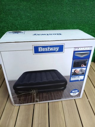 Bestway 67403 - Cama Hinchable Doble 156x203x46 cm