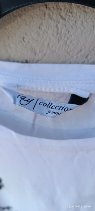 T-shirt donna bianca taglia M