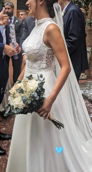 Vestido de Novia Rosa Clará Eiren