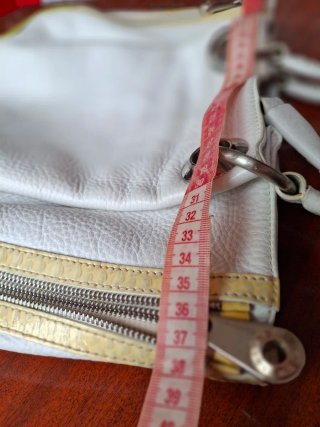 Bolso Henri Bendel Blanco y Amarillo