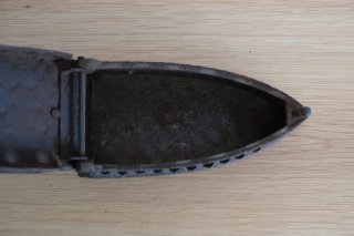 Plancha antigua carbón sin restaurar