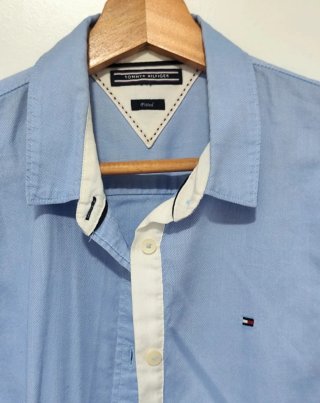 Camisa Tommy Hilfiger Mujer Azul