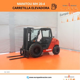 CARRETILLA ELEVADORA DIESEL MANITOU 4X4