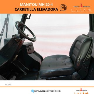 CARRETILLA ELEVADORA DIESEL MANITOU 4X4