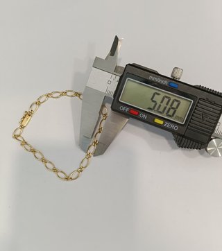 Pulsera Fígaro Oro 18k - 5,40gr