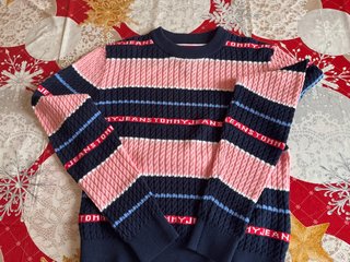 Maglia Tommy Jeans cotone righe