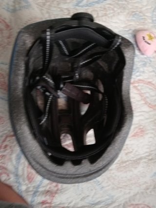 Casco de bici azu Para niño.