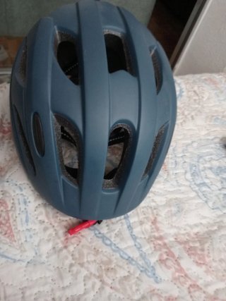 Casco de bici azu Para niño.