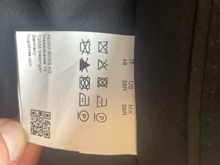 Traje Hugo Boss negro/gris