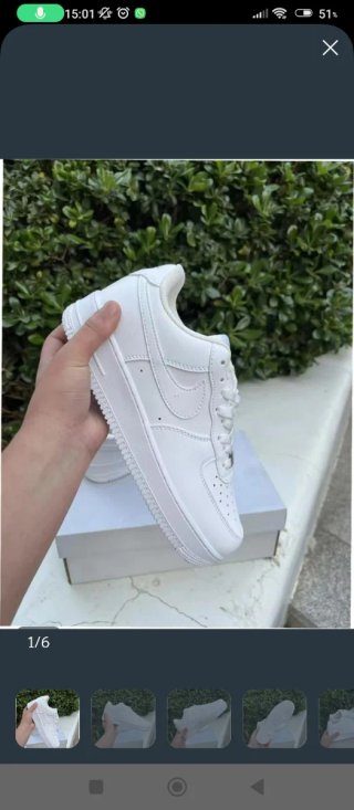 Nike Air Force 1 Blancas Talla 42