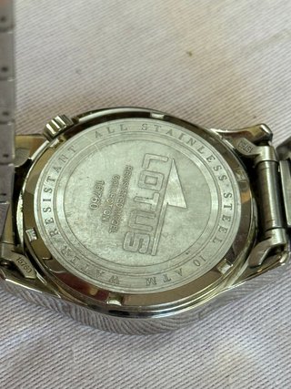 Reloj Lotus Quartz Acero Clásico Años 90
