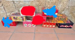 Caja Metálica Decorada